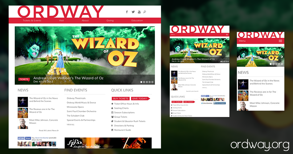 Ordway Responsive Design